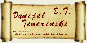 Danijel Temerinski vizit kartica